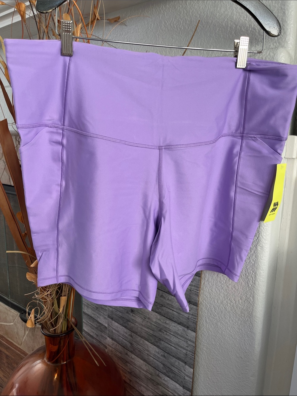 all in motion Lavender High-Rise Workout Bike Shorts